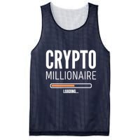 Crypto Millionaire Loading Funny Crypto Currency Mesh Reversible Basketball Jersey Tank
