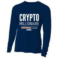 Crypto Millionaire Loading Funny Crypto Currency Cooling Performance Long Sleeve Crew
