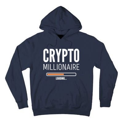 Crypto Millionaire Loading Funny Crypto Currency Tall Hoodie