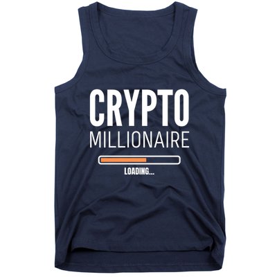 Crypto Millionaire Loading Funny Crypto Currency Tank Top