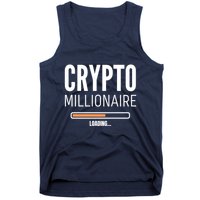 Crypto Millionaire Loading Funny Crypto Currency Tank Top