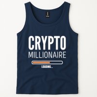Crypto Millionaire Loading Funny Crypto Currency Tank Top