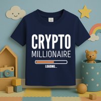 Crypto Millionaire Loading Funny Crypto Currency Toddler T-Shirt
