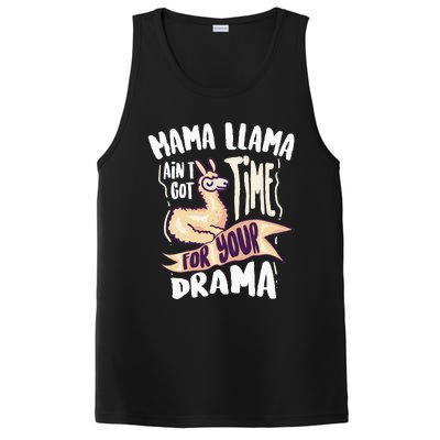 Cool Mama Llama Ain't Got Time For Your Drama Gift PosiCharge Competitor Tank