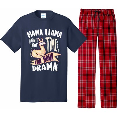 Cool Mama Llama Ain't Got Time For Your Drama Gift Pajama Set