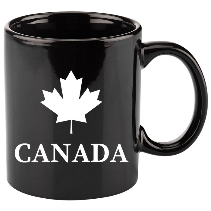 Canada Maple Leaf Canadian Flag 11oz C Handle Ceramic Mug
