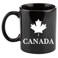 Canada Maple Leaf Canadian Flag 11oz C Handle Ceramic Mug