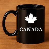 Canada Maple Leaf Canadian Flag 11oz C Handle Ceramic Mug