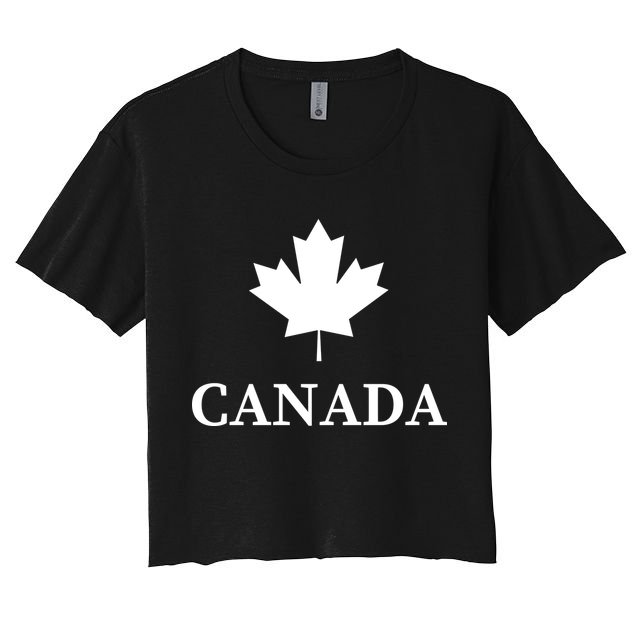 Canada Maple Leaf Canadian Flag Crop Top