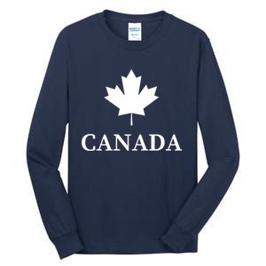 Canada Maple Leaf Canadian Flag Tall Long Sleeve T-Shirt