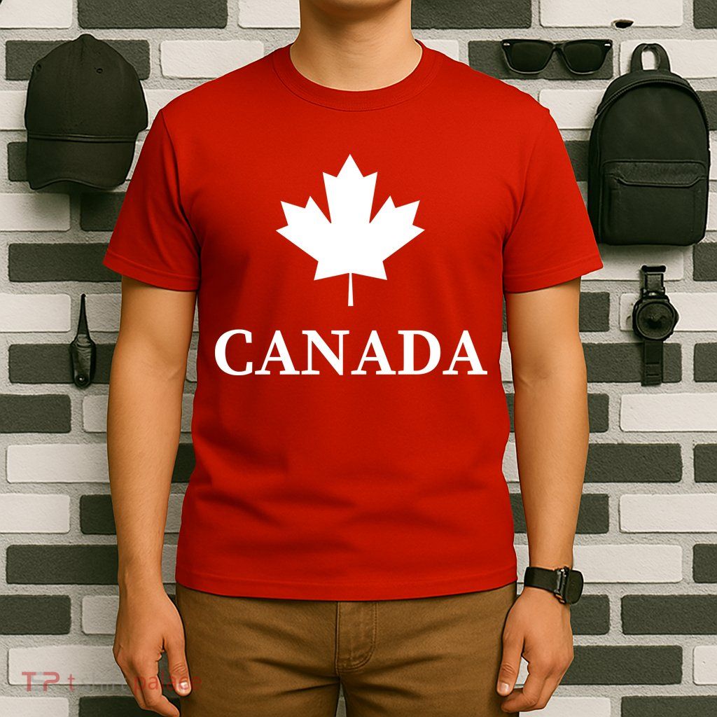 Canada Maple Leaf Canadian Flag T-Shirt