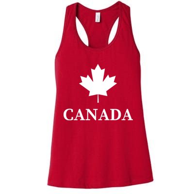 Canada Maple Leaf Canadian Flag Womens Tank Top