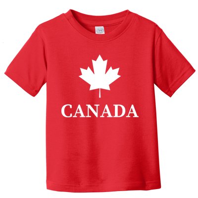 Canada Maple Leaf Canadian Flag Toddler T-Shirt