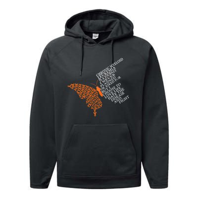 Chronic Myeloid Leukemia Warrior Performance Fleece Hoodie