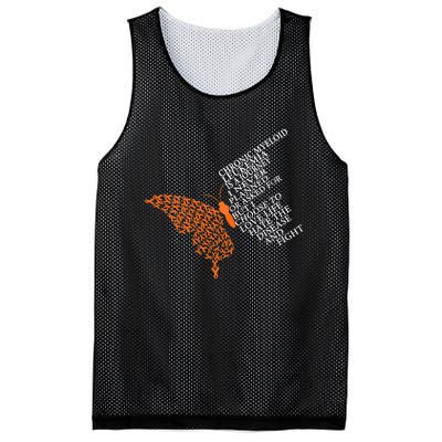 Chronic Myeloid Leukemia Warrior Mesh Reversible Basketball Jersey Tank