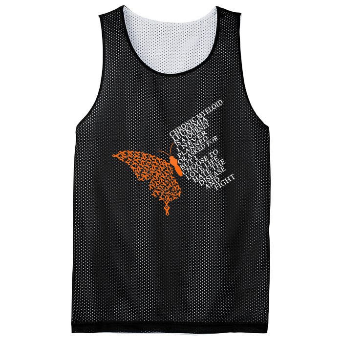 Chronic Myeloid Leukemia Warrior Mesh Reversible Basketball Jersey Tank