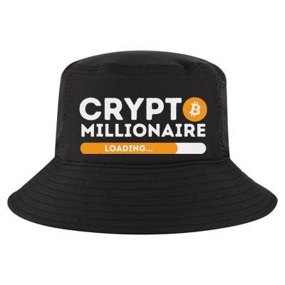 Crypto Millionaire Loading Btc Trader Bitcoin Investor Cool Comfort Performance Bucket Hat