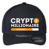 Crypto Millionaire Loading Btc Trader Bitcoin Investor Flexfit Unipanel Trucker Cap