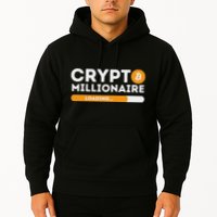 Crypto Millionaire Loading Btc Trader Bitcoin Investor Hoodie