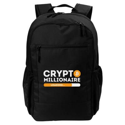 Crypto Millionaire Loading Btc Trader Bitcoin Investor Daily Commute Backpack