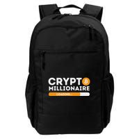 Crypto Millionaire Loading Btc Trader Bitcoin Investor Daily Commute Backpack