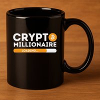 Crypto Millionaire Loading Btc Trader Bitcoin Investor 11oz C Handle Ceramic Mug