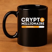 Crypto Millionaire Loading Btc Trader Bitcoin Investor 11oz C Handle Ceramic Mug