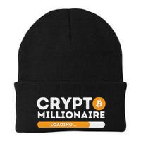 Crypto Millionaire Loading Btc Trader Bitcoin Investor Beanie