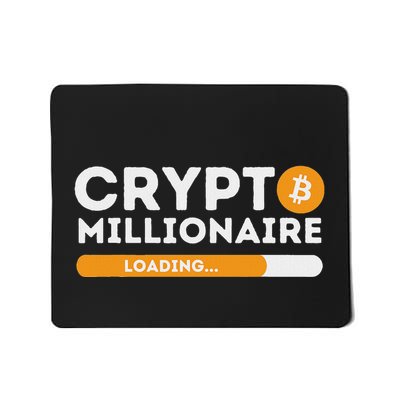 Crypto Millionaire Loading Btc Trader Bitcoin Investor Mousepad