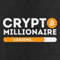 Crypto Millionaire Loading Btc Trader Bitcoin Investor 25L Jumbo Tote