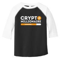 Crypto Millionaire Loading Btc Trader Bitcoin Investor Toddler Fine Jersey T-Shirt