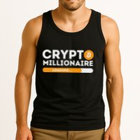 Crypto Millionaire Loading Btc Trader Bitcoin Investor Tank Top