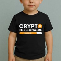 Crypto Millionaire Loading Btc Trader Bitcoin Investor Toddler T-Shirt