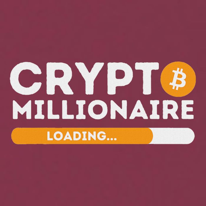 Crypto Millionaire Loading Btc Trader Bitcoin Investor 16oz Travel Tumbler