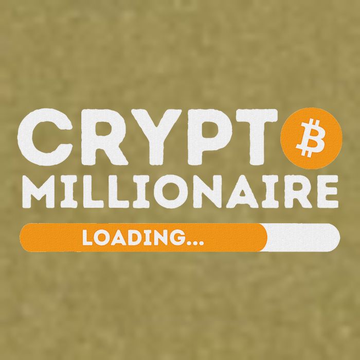 Crypto Millionaire Loading Btc Trader Bitcoin Investor Garment-Dyed Women's Muscle Tee