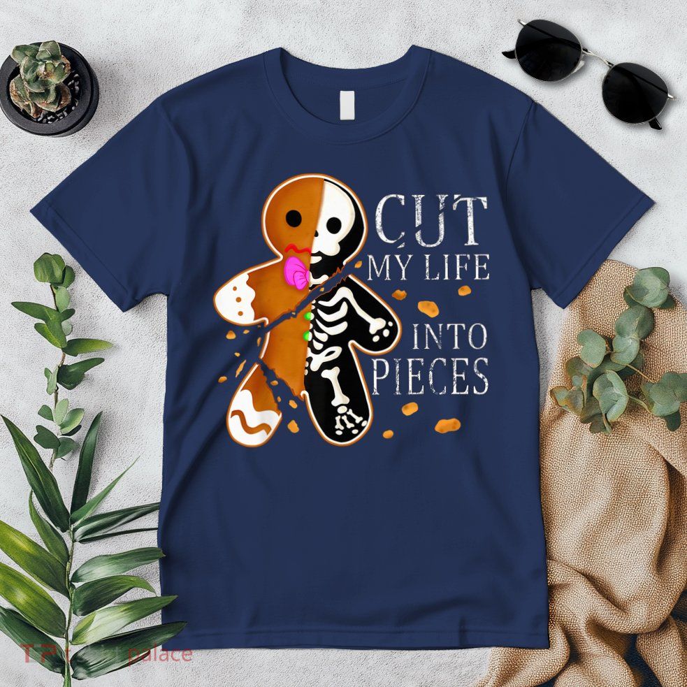 Cut My Life Into Pieces Gingerbread Christmas Premium T-Shirt