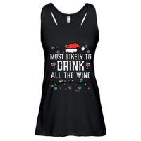 Christmas Most Likely Funny Xmas Family Mom Ladies Essential Flowy Tank