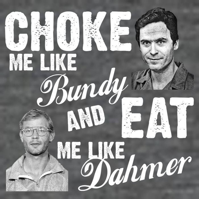 Choke Me Like Bundy Eat Me Like Dahmer Mesh Reversible Basketball Jersey Tank