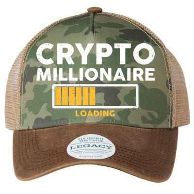 Crypto Millionaire Loading Legacy Tie Dye Trucker Hat