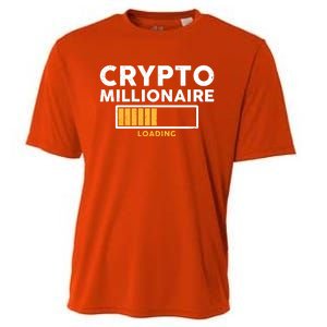 Crypto Millionaire Loading Cooling Performance Crew T-Shirt