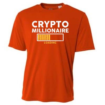 Crypto Millionaire Loading Cooling Performance Crew T-Shirt