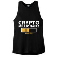 Crypto Millionaire Loading Ladies PosiCharge Tri-Blend Wicking Tank