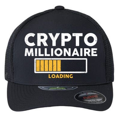 Crypto Millionaire Loading Flexfit Unipanel Trucker Cap