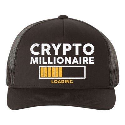 Crypto Millionaire Loading Yupoong Adult 5-Panel Trucker Hat