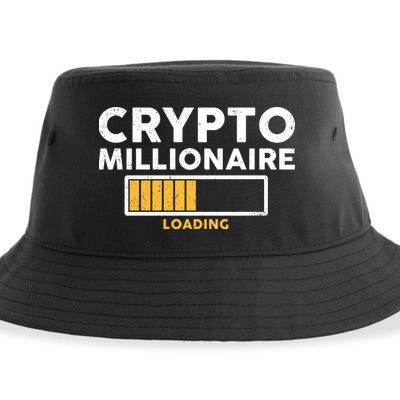 Crypto Millionaire Loading Sustainable Bucket Hat