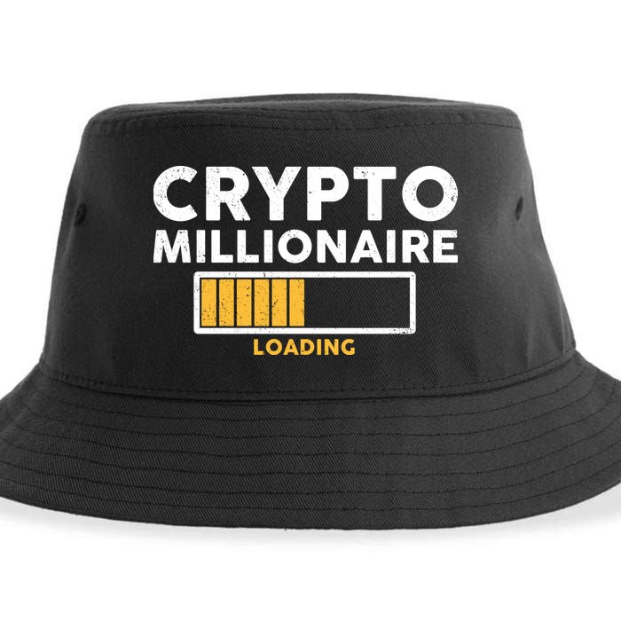 Crypto Millionaire Loading Sustainable Bucket Hat