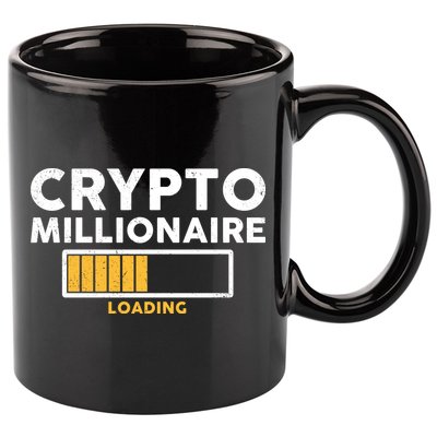 Crypto Millionaire Loading 11oz C Handle Ceramic Mug