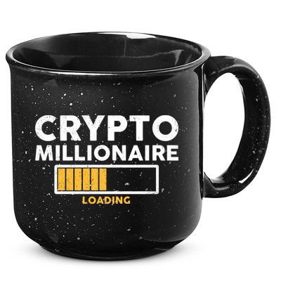 Crypto Millionaire Loading 15oz Campfire Ceramic Mug