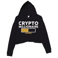 Crypto Millionaire Loading Crop Fleece Hoodie