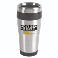 Crypto Millionaire Loading 16oz Travel Tumbler